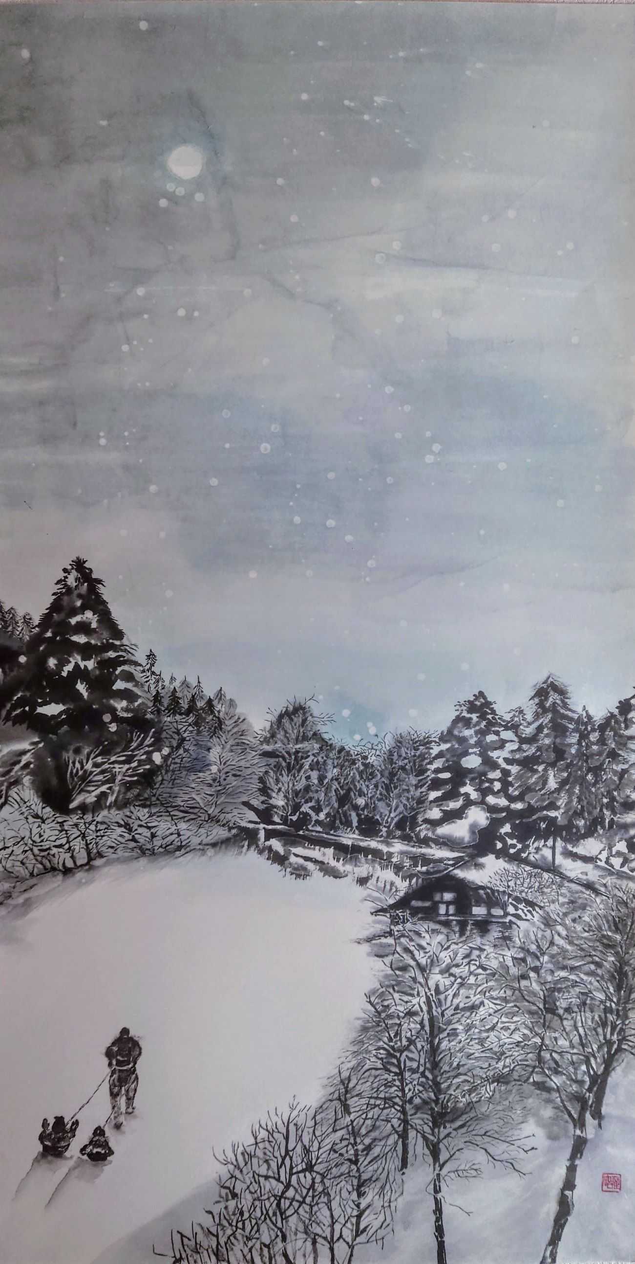 洋画　西洋画　色紙　額入　紙箱　直筆　画題　夏清　京都市立芸術大学 m15498892895_1.jpg?1718523300