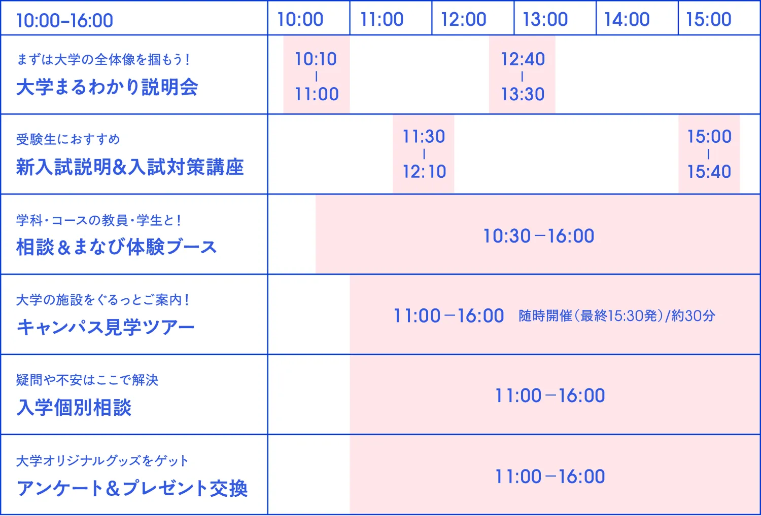 time table