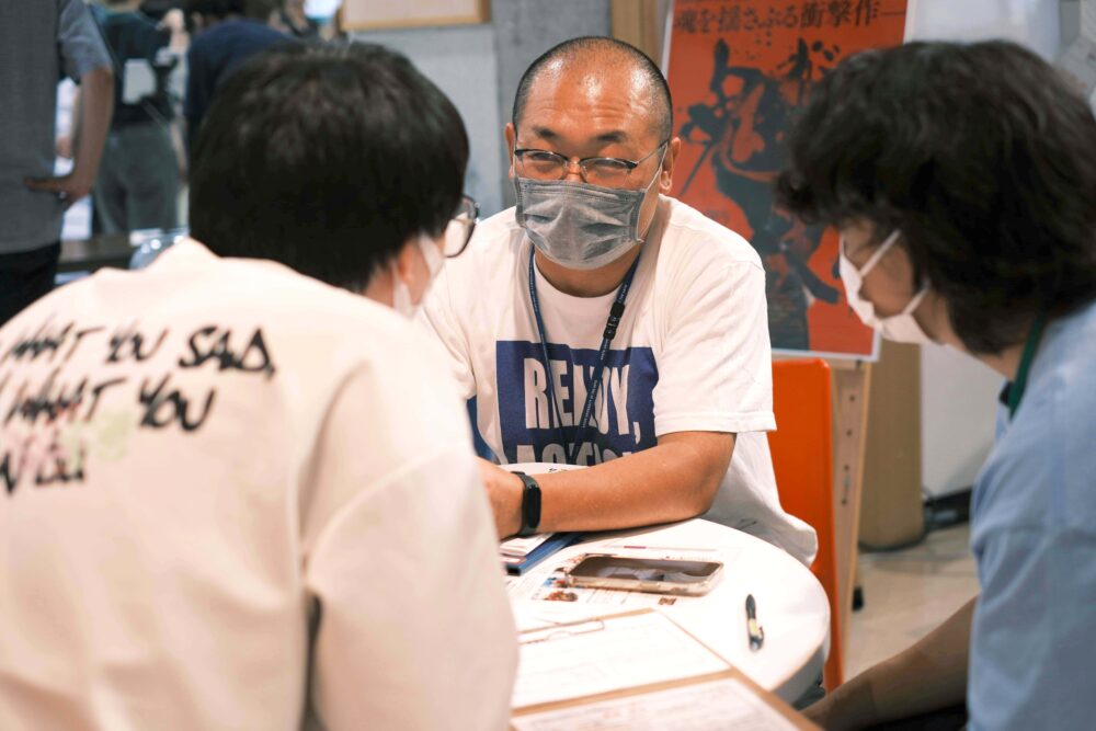 映画学科7月オープンキャンパスブース