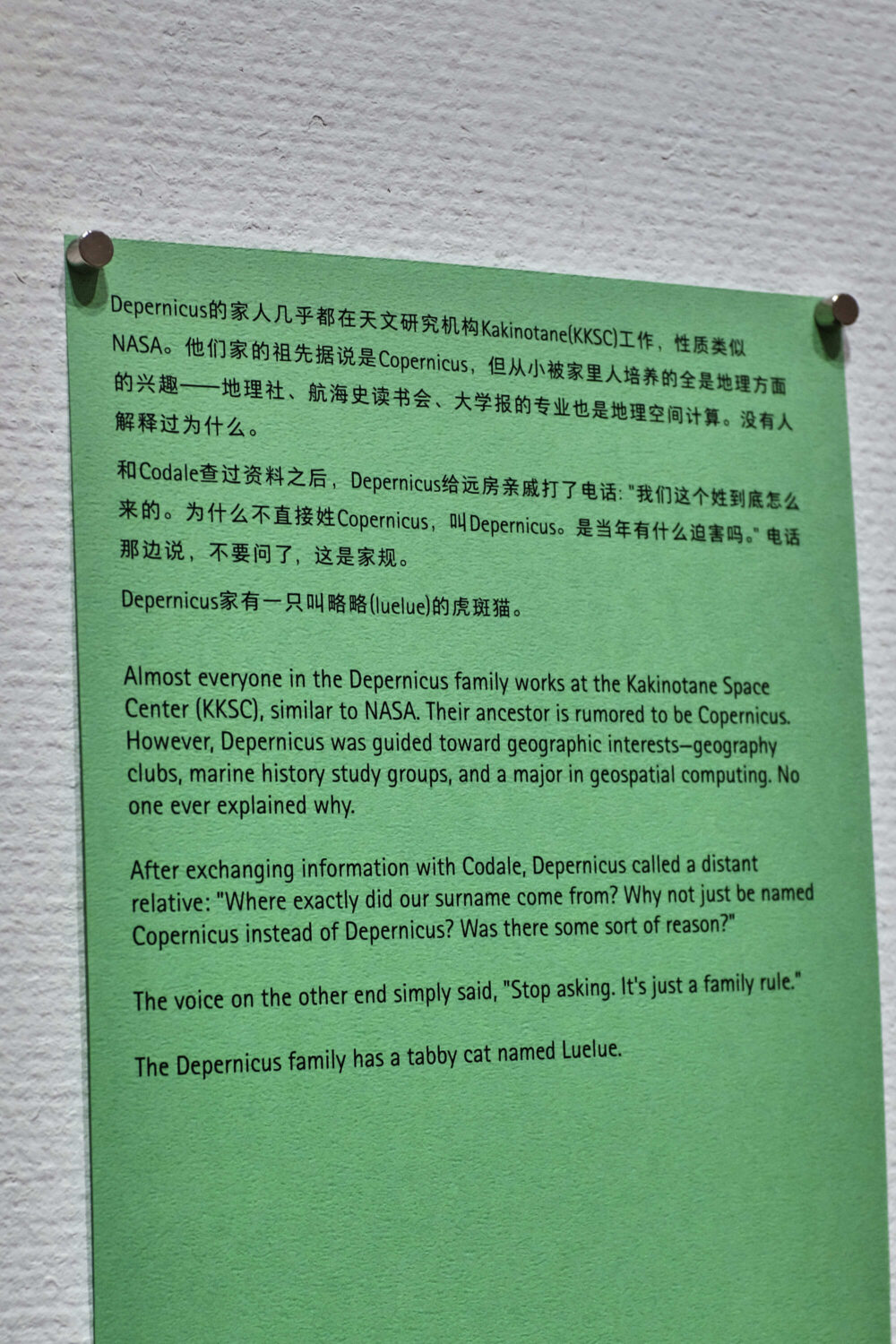 路夢瑶楊心苡1220共作展「観星 Lore of the Stargazers」