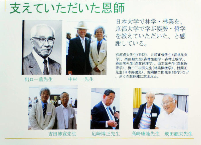 左上から右下に向かって出口先生、中村先生、吉田先生、尼﨑先生、高﨑先生、飛田先生
