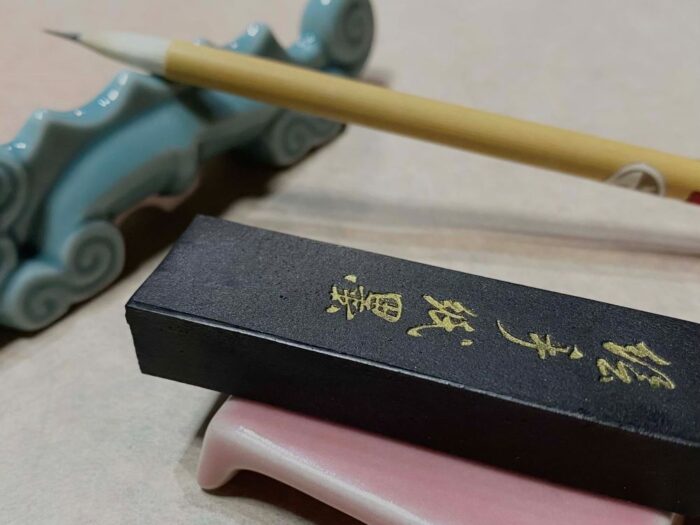 AS696 銅鏤空双鳳凰紋墨床・銅墨床・銅墨置☆中国古玩書道具銅器