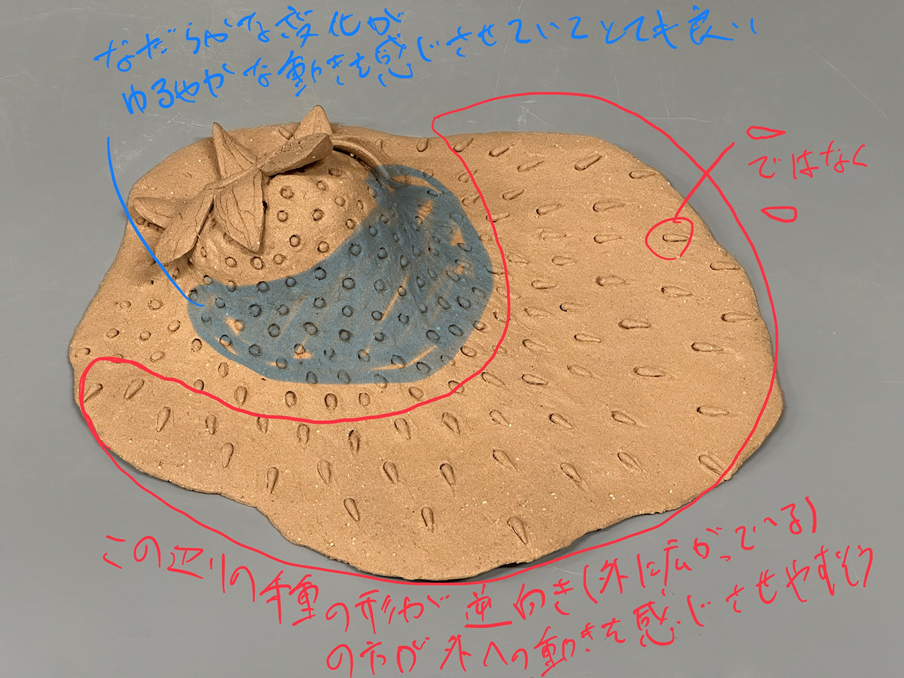 型技法を使って実際に制作