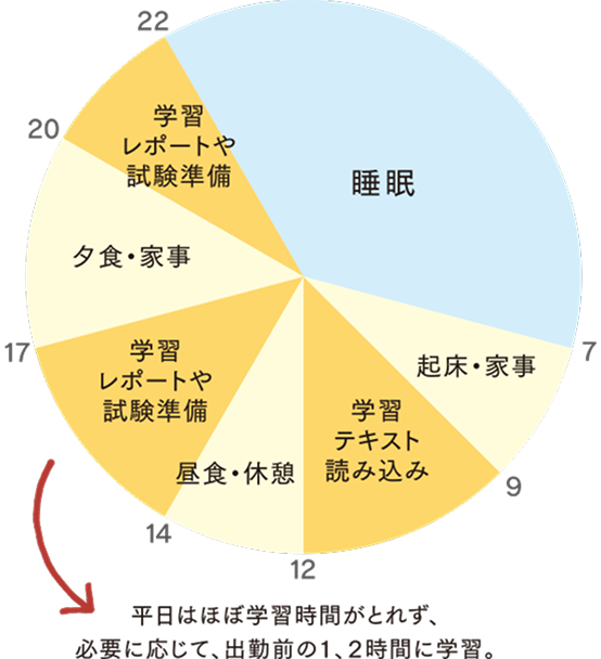一日のスケジュール