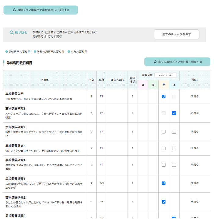本学のサポート体制