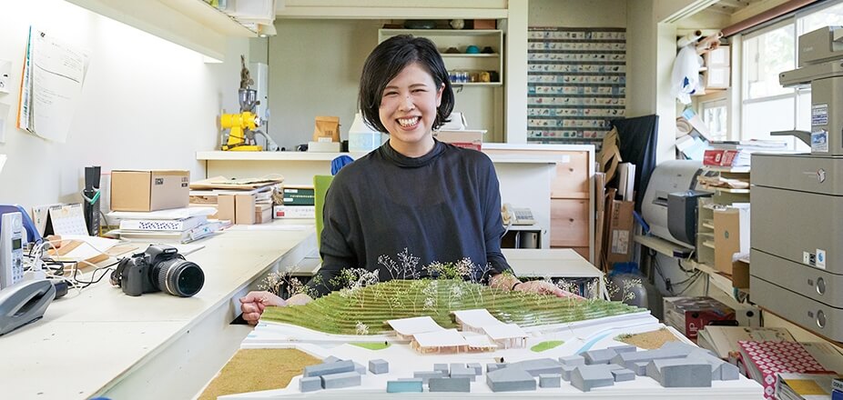 文系から建築の道へ。地域の課題を解決する計画を