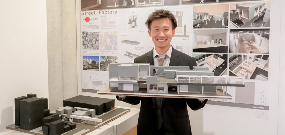「ものづくりが好き」だから。仕事と大学の両方で、初めての建築分野にチャレンジ