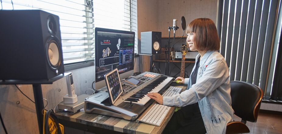 デザイン力や発想力を、音楽関係の仕事に活かす