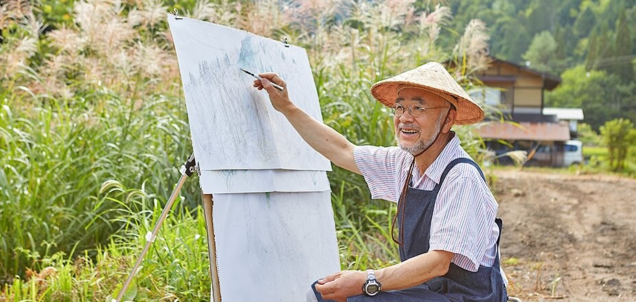 理系の研究職をリタイア後、京都で日本画を学ぶ